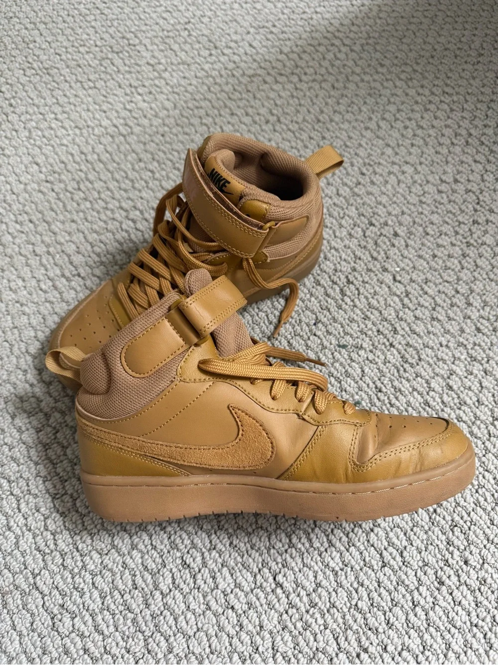 Nike Kids High-Top Sneakers - mustard / gold